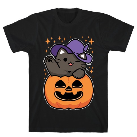 Cute Halloween Cat T-Shirt