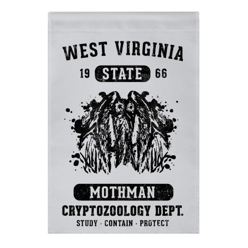 West Virginia Mothman Cryptozoology Garden Flag