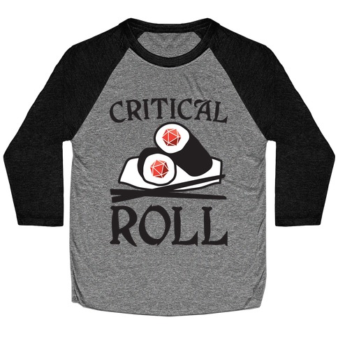 Critical Roll Sushi DnD Baseball Tee