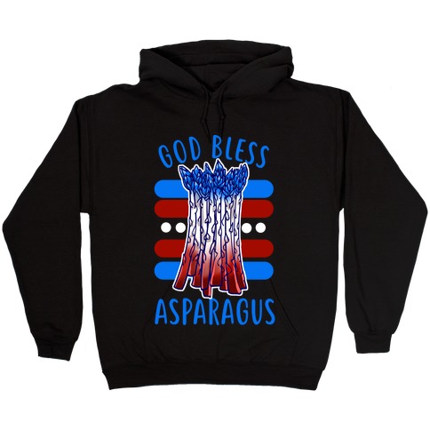 God Bless Asparagus Hooded Sweatshirt