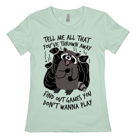 Dirty Little Secret Emo Raccoon T Shirts Lookhuman