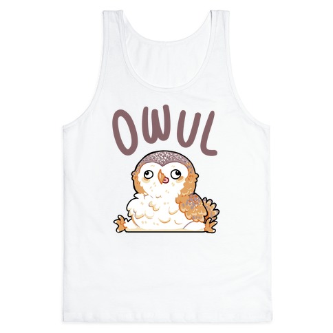 Derpy Owl Owul Tank Top