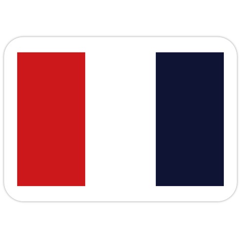 Flag Of France Die Cut Sticker