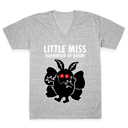 Little Miss Harbinger Of Doom V-Neck Tee Shirt