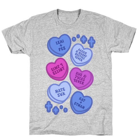 Euphoric Candy Hearts Parody T-Shirt