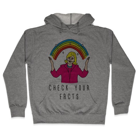 Check Your Facts Hillary Clinton Hooded Sweatshirt