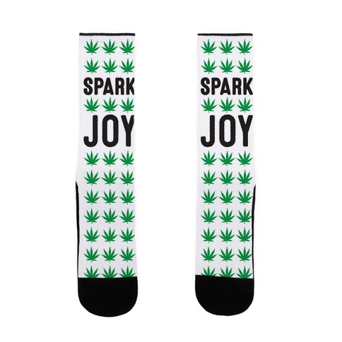 Spark Joy Weed Sock