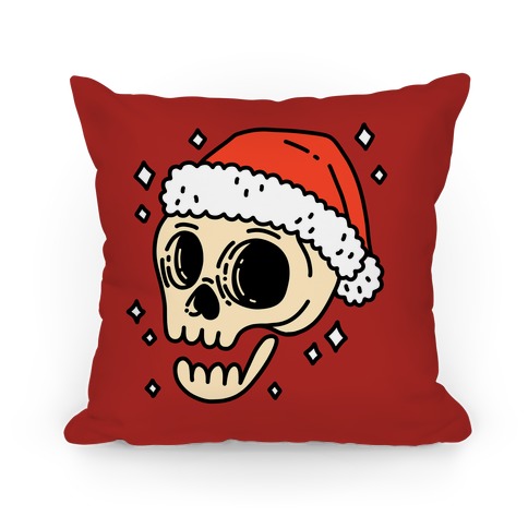 Santa Skull Pillow