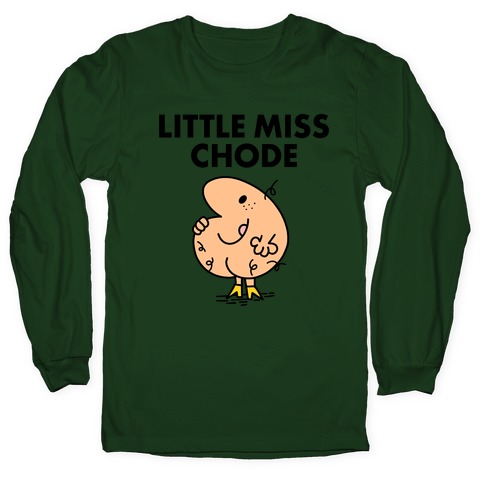 Little Miss Chode White Mens/Unisex Cotton T-Shirt - Size Medium