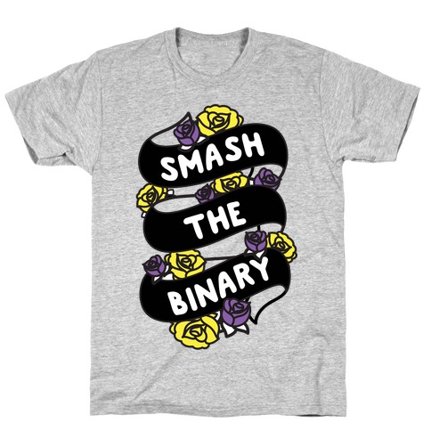 Smash The Binary Ribbon T-Shirt