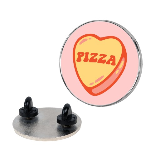 Pizza Candy Heart Pin
