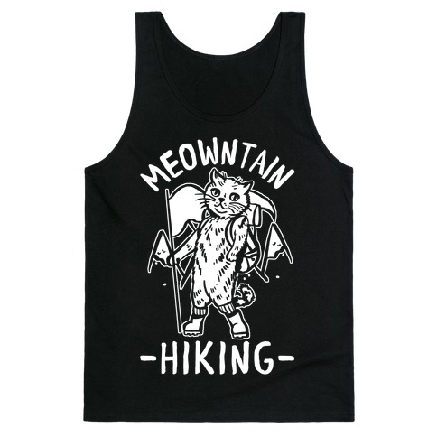 Meowntain Hiking Cat Tank Top