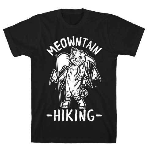 Meowntain Hiking Cat T-Shirt