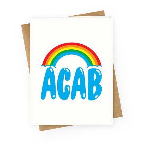 ACAB Greeting Card