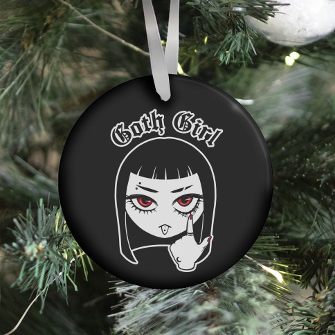 Goth Girl Ornament