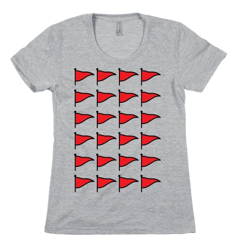 Red Flags Womens T-Shirt
