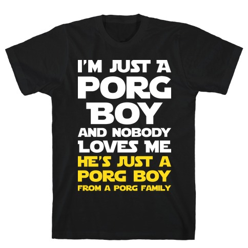 I'm Just A Porg Boy T-Shirt