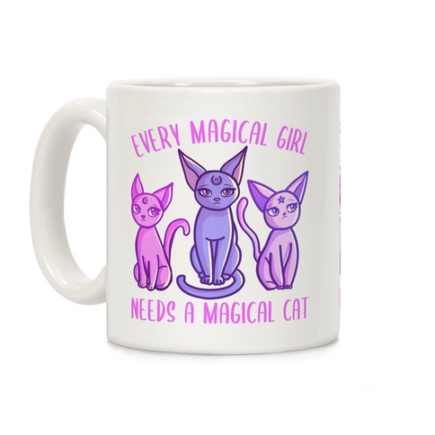 Every Magical Girl Needs a Magical Cat Coffee Mug