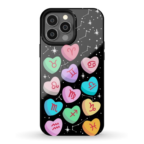 Horoscope Candy Hearts Phone Case
