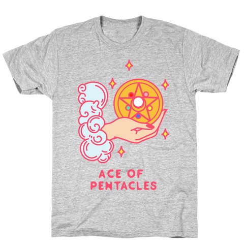 Ace of Pentacles Transformation Brooch T-Shirt