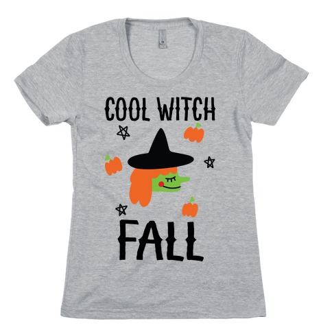 Cool Witch Fall Womens T-Shirt
