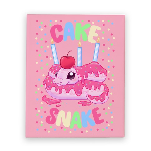 Cake Snake Canvas Print
