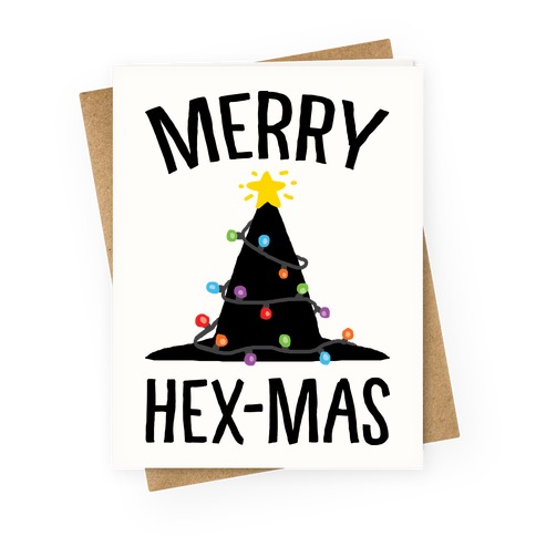 Merry Hex-Mas Greeting Card