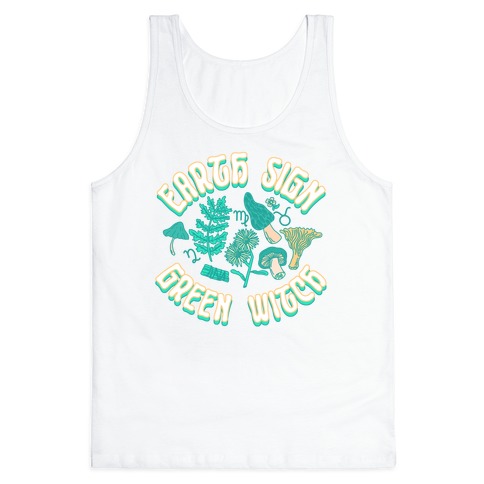Earth Sign Green Witch Tank Top