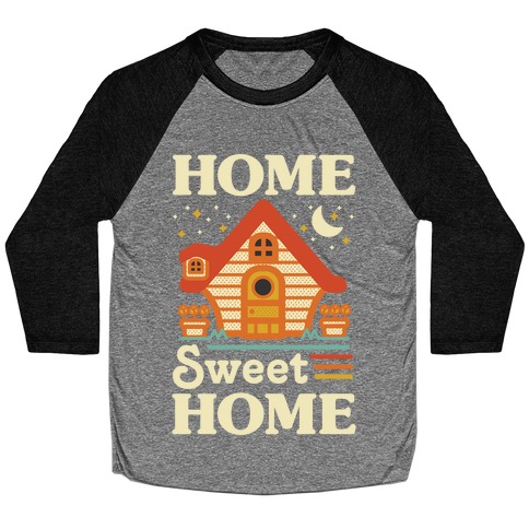 Home Sweet Home Animal Crossing Baseball Tee