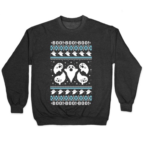 Spooky Ghosts Ugly Sweater Pullover