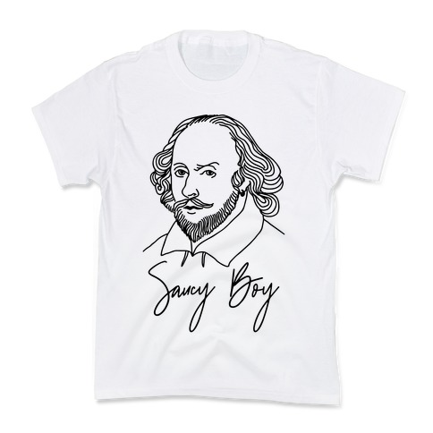 Saucy Boy William Shakespeare Kids T-Shirt