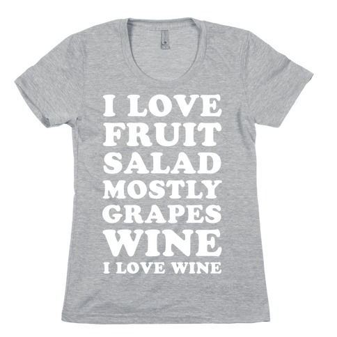 Wine I Love Wine Womens T-Shirt