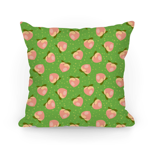 peach fruit pillow