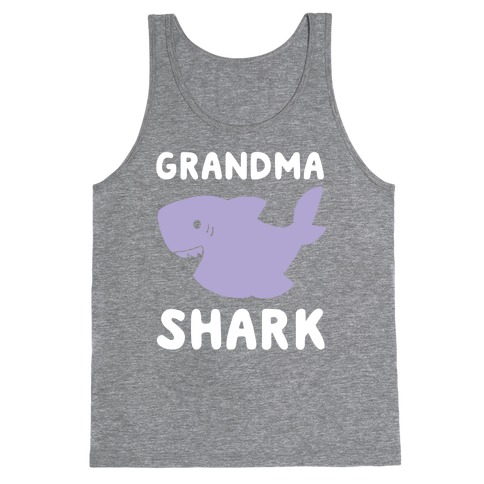 Grandma Shark (1 of 5 set) Tank Top