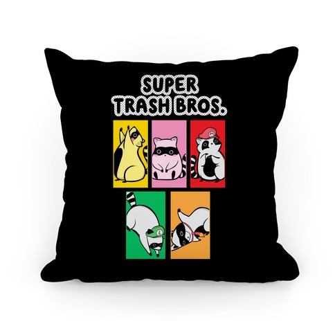 Super Trash Bros. Pillow