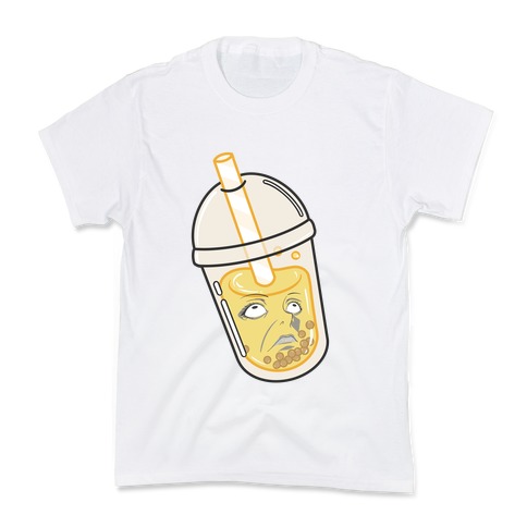 Boba Meme Face (Intense Expression) Kids T-Shirt