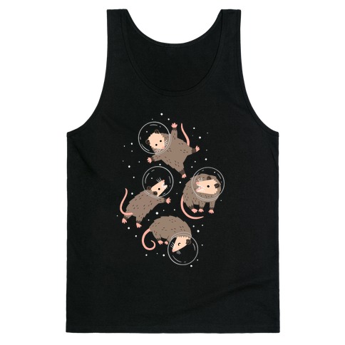 Opossums In Space Tank Top