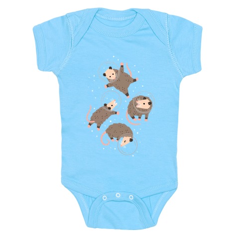 Opossums In Space Baby One-Piece