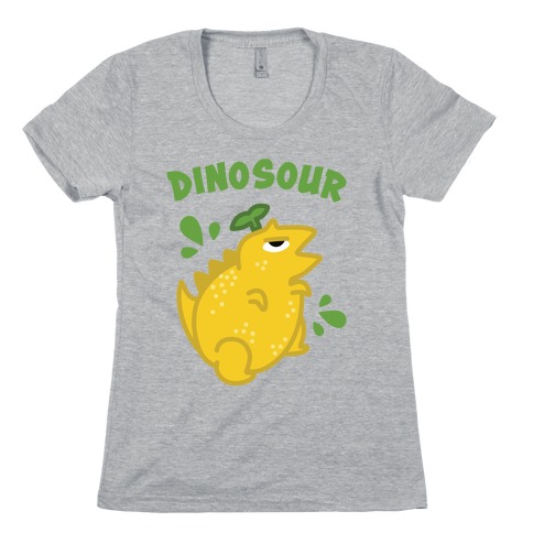 Dinosour (Lemon) Womens T-Shirt