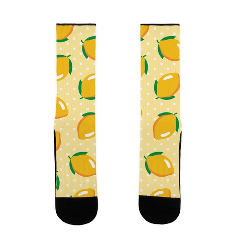 Whole Lemon Pattern Sock