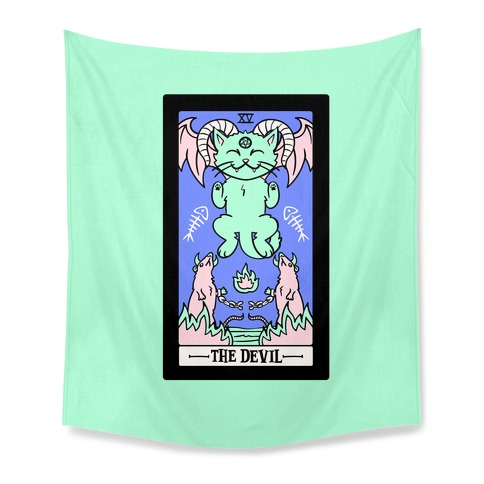 Creepy Cute Tarot: The Devil Tapestry
