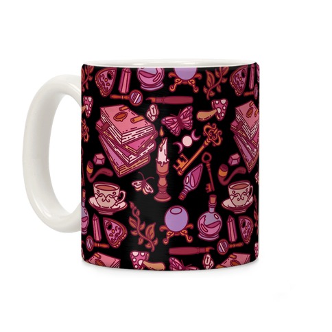 Dark Academia Witch Pattern Coffee Mug
