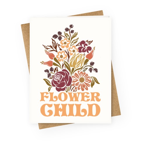 Flower Child Greeting Card
