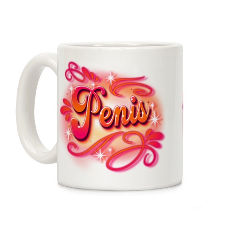 Penis Airbrush Coffee Mug