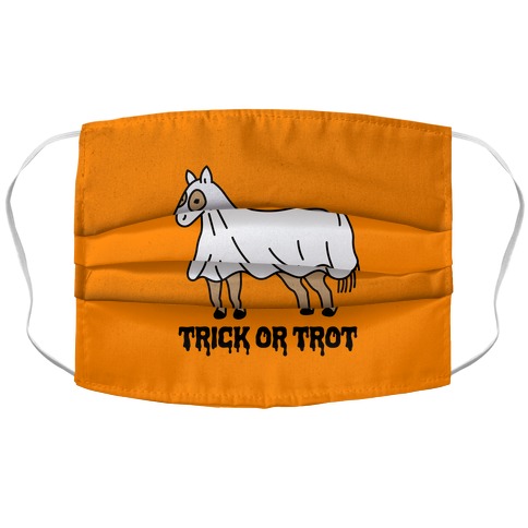 Trick Or Trot Accordion Face Mask