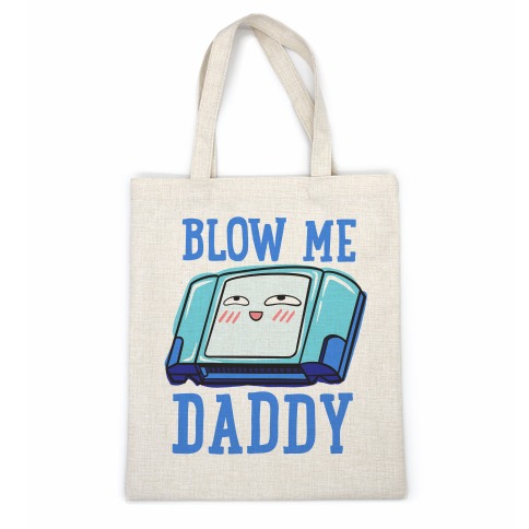 Blow Me Daddy Game Cartridge Parody Casual Tote