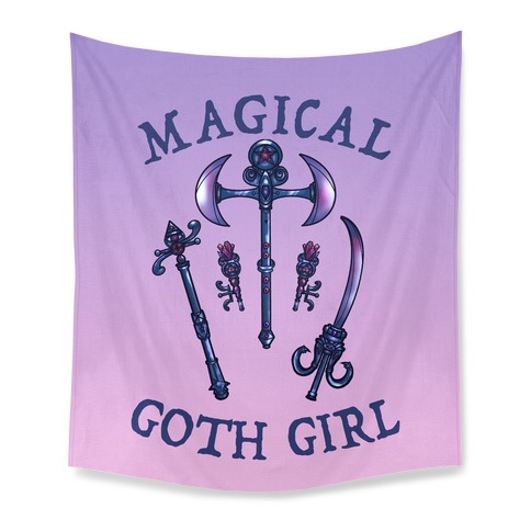 Magical Goth Girl Tapestry