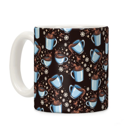 Hot Chocolate Winter Pattern Coffee Mug