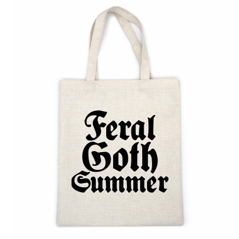 Feral Goth Summer Casual Tote