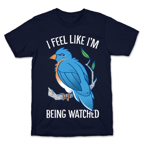 Watchful Blue Jay Graphic T-Shirt 